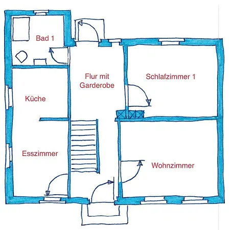 בית נופש Idas Garten